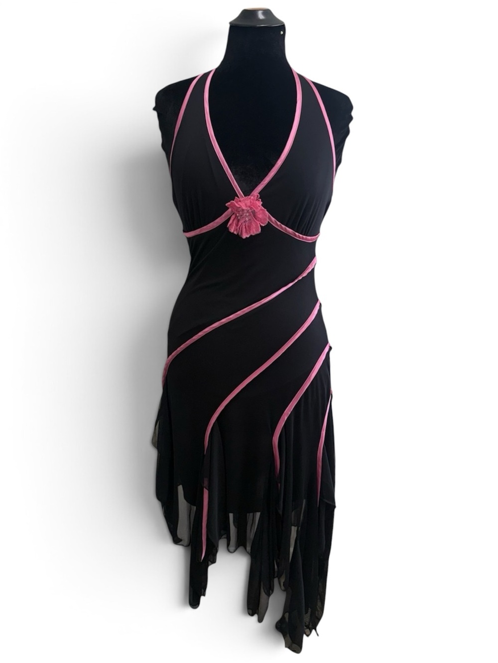 Y2K Ruby Rox Halter Asymmetrical Fairy Dress